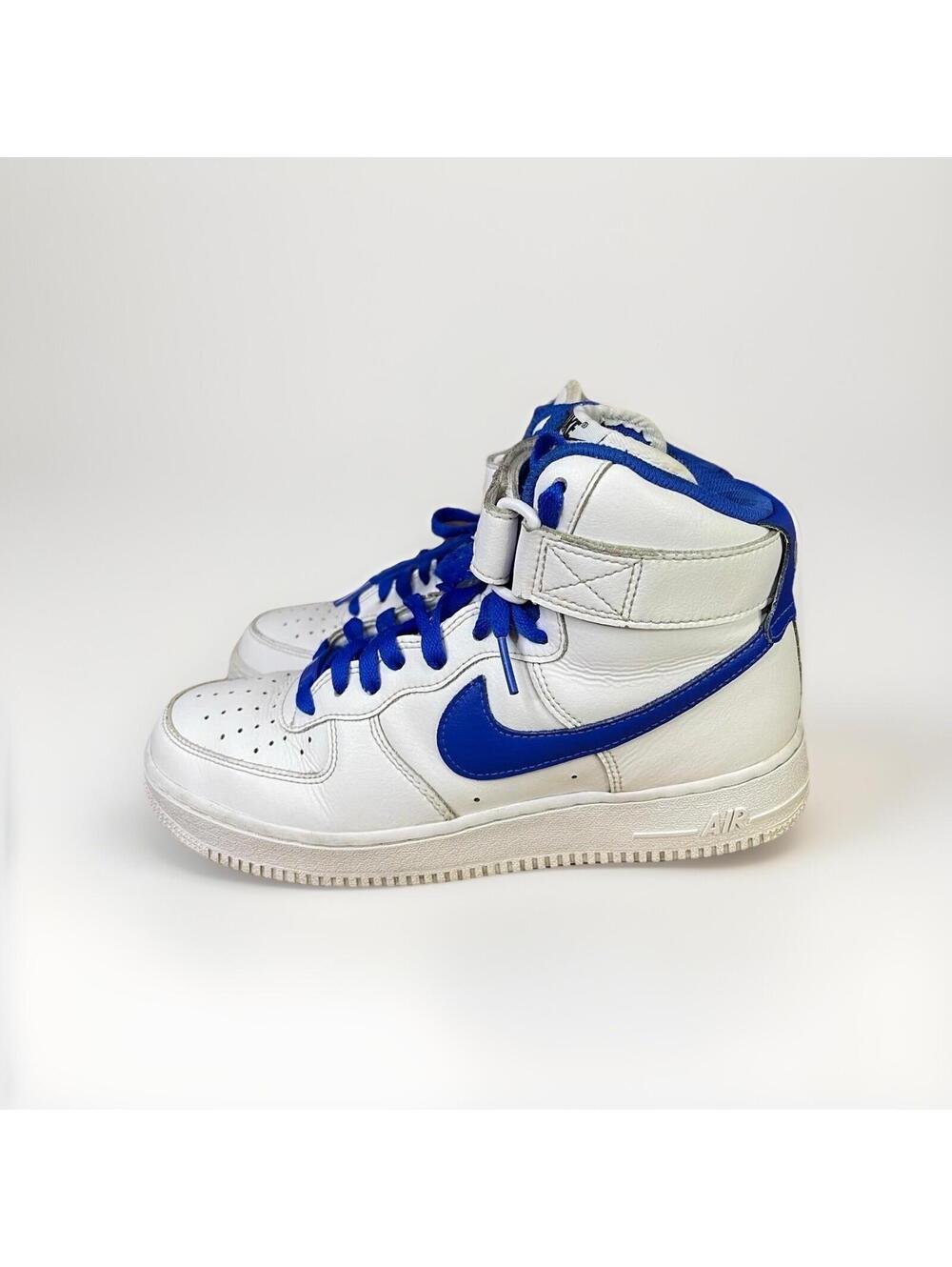 NIKE AIR FORCE 1 HIGH 8.5 US WHITE AND BLUE Womens